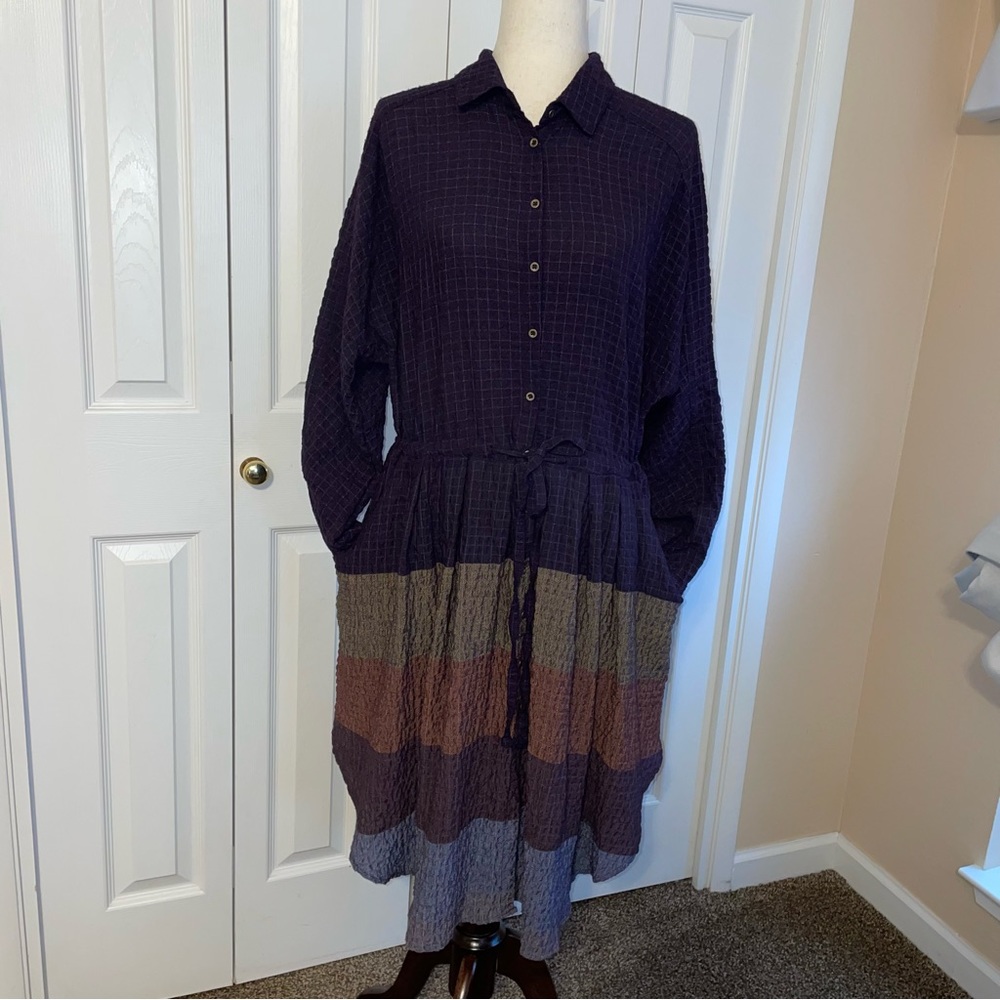 Free people maxi dress size L  multi color